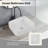 Square Counter Top  Wash Basin (White Finish) CUPC Certified