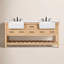 Meuble-lavabo double 72 po Pelaghia-57367800
