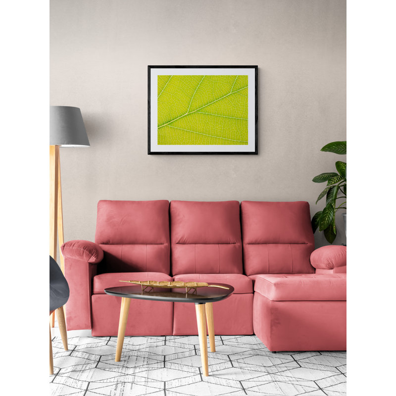 Autumn Leaf Print by Philippe Monthoux, Black Framed Paper, 24" H x 30" W