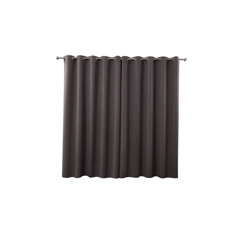 Averii Blackout Sliding Panel Pair, Charcoal, 117 W x 183 D cm