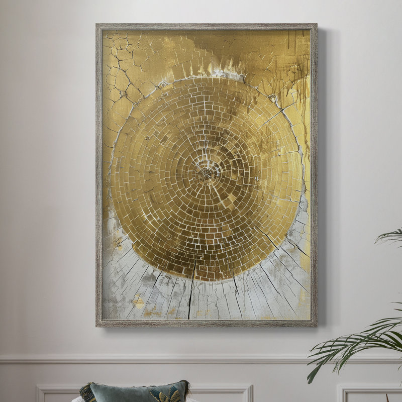 ABSTRACT Series CLxxxvi, reproduction encadrée - bois massif, H 30 po x l 24 po