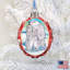 2'' Handmade Glass Holiday Shaped Ornament