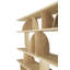Geometric Solid Wood Geometric Bookcase-919353722