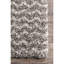 Tapis gris foncé à chevrons Sherer-34790908