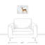 «Deer in Winter Wonderland», impression sur toile
