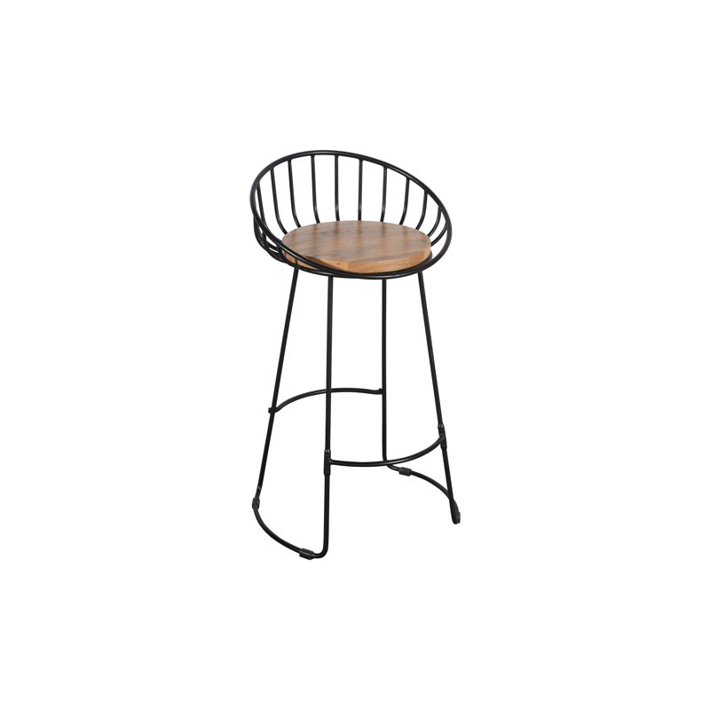 Aadityaram Counter Stool with Metal Frame