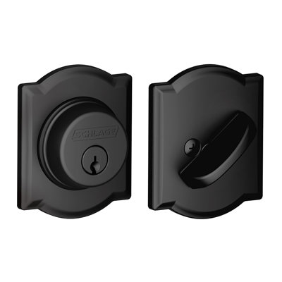 Single Cylinder Deadbolt with Camelot Trim
