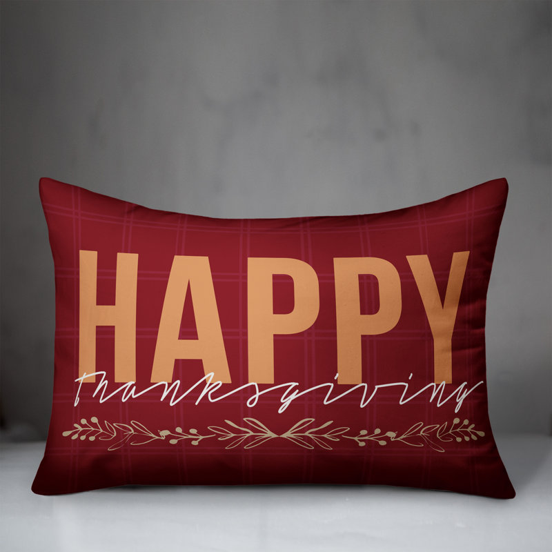 Plaid Throw Pillow