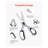 2-Pack Heavy Duty Stainless Steel Kitchen Shears with Protective Sheaths, Multi-Purpose Poultry and Meat Scissors with Soft Grip Handles
