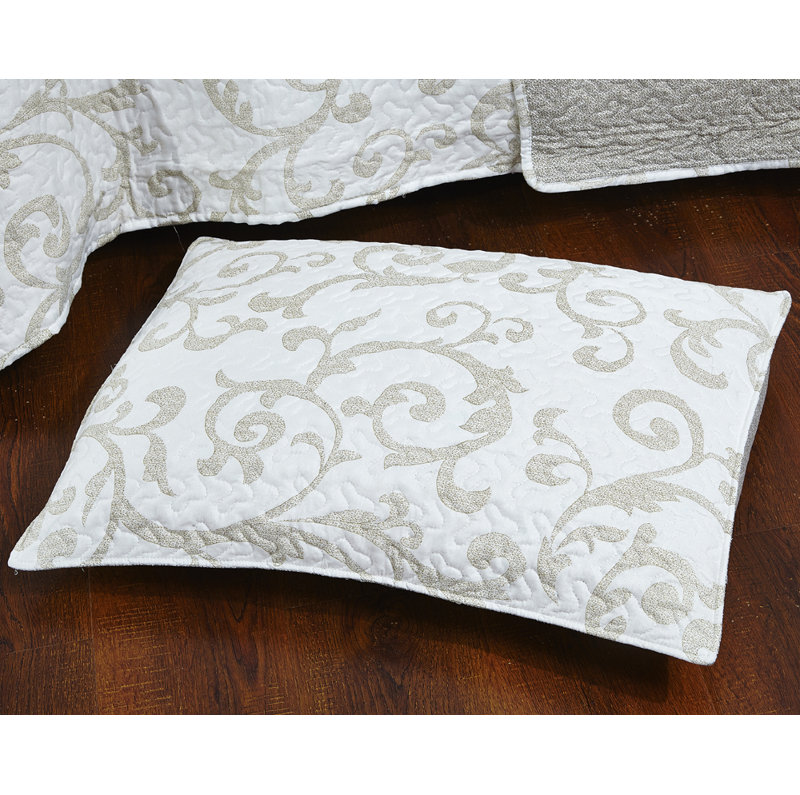 Farmhouse / Country Abstract Quilt, Queen Quilt + 2 Standard Pillowcases