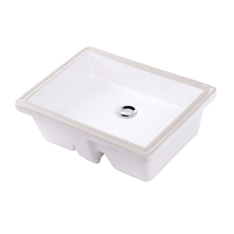 Cube 19.75'' L Bathroom Sink, White