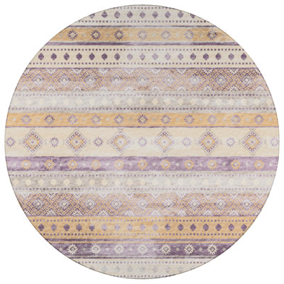 Wattson Chenille Washable Southwestern Indoor / Outdoor Rug