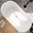 59'' x 29.5'' Freestanding Soaking Acrylic Bathtub