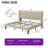 King Size Upholstered Platform Bed with Wingback Headboard and Wooden Slats-1735546368-1735546480