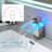 Bathroom Sink Faucet LED Light 3 Colors Changing Waterfall Glass Spout Hot Cold Water Mixer Single Handle One Hole Deck Mounted Bathroom Faucet Black Lavatory Vanity Basin Bath Plumbing Fixtures-125231529