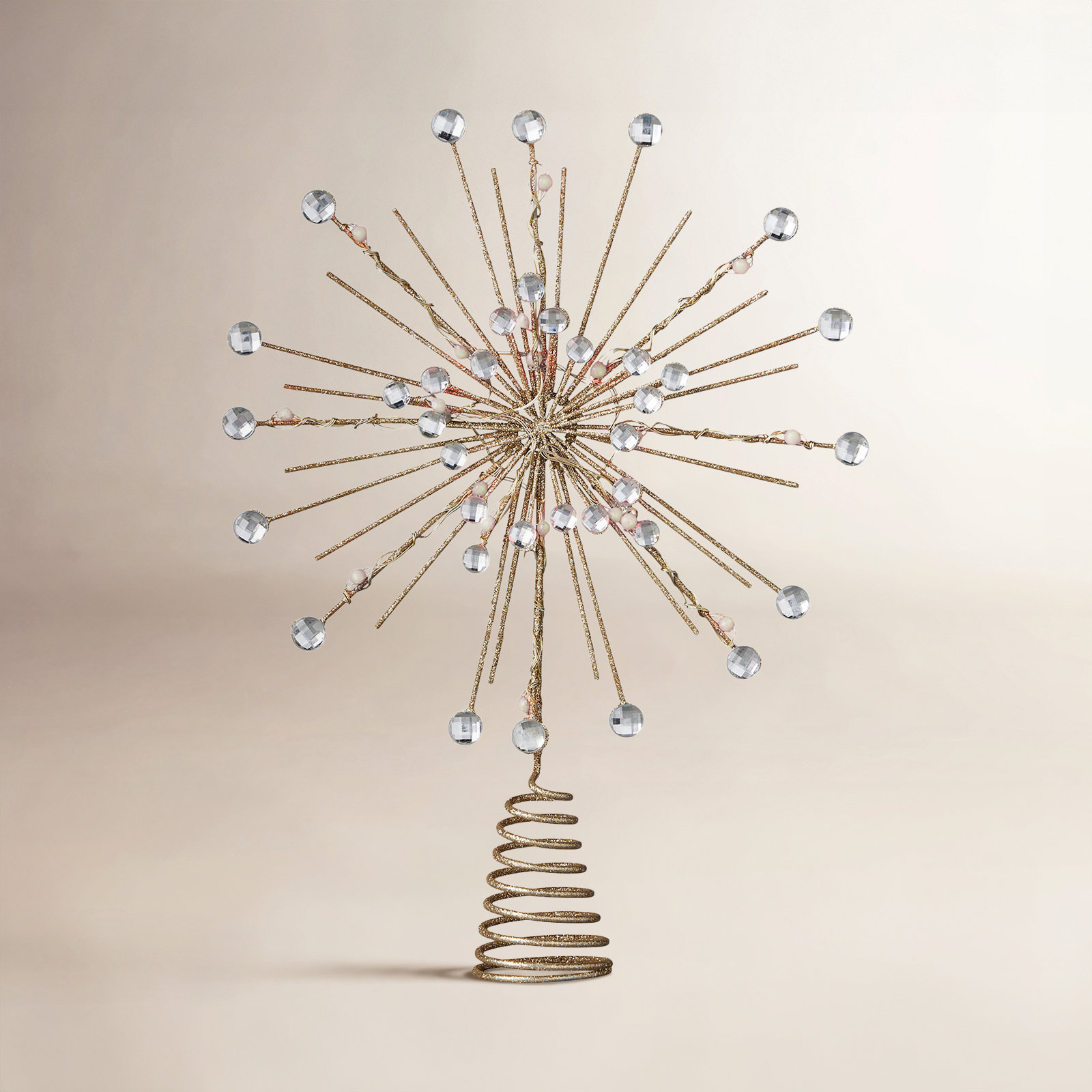 Vivvi App Based Star Burst Tree Topper, 8.8" 20 LEDs