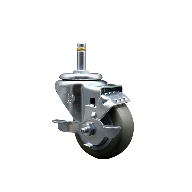 Polyurethane Caster, Gray