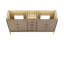 Rift White Oak Double Bath Vanity-1232928905-1232928900-1232395302