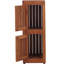 Sula Two-Level Teak Tower Floor Cabinet