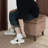 18.5" W Upholstered Corduroy Ottomans for Living Room,Bedroom,Storage Footstools Seating-579644385