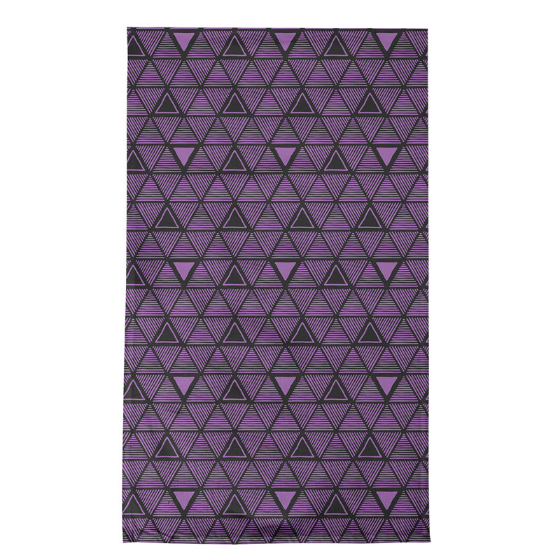 Jordao Tea Towel Kitchen Towel, Black/Lilac, Cotton Twill