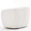 Fauteuil demi-tonneau pivotant rembourré Munehito-986386218