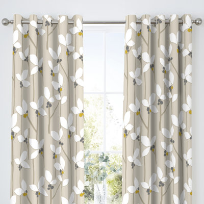 Cris Room Darkening Curtains / Drapes Pair