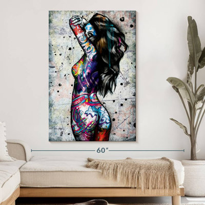 Body Art Canvas Print