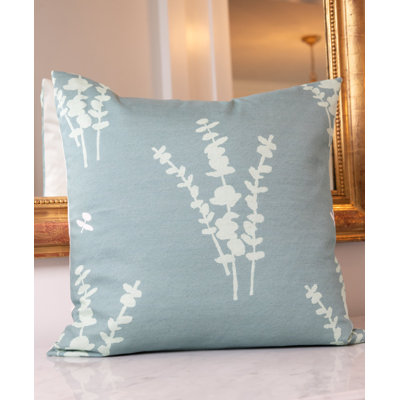 Eucalyptus Square Pillow Cover & Insert