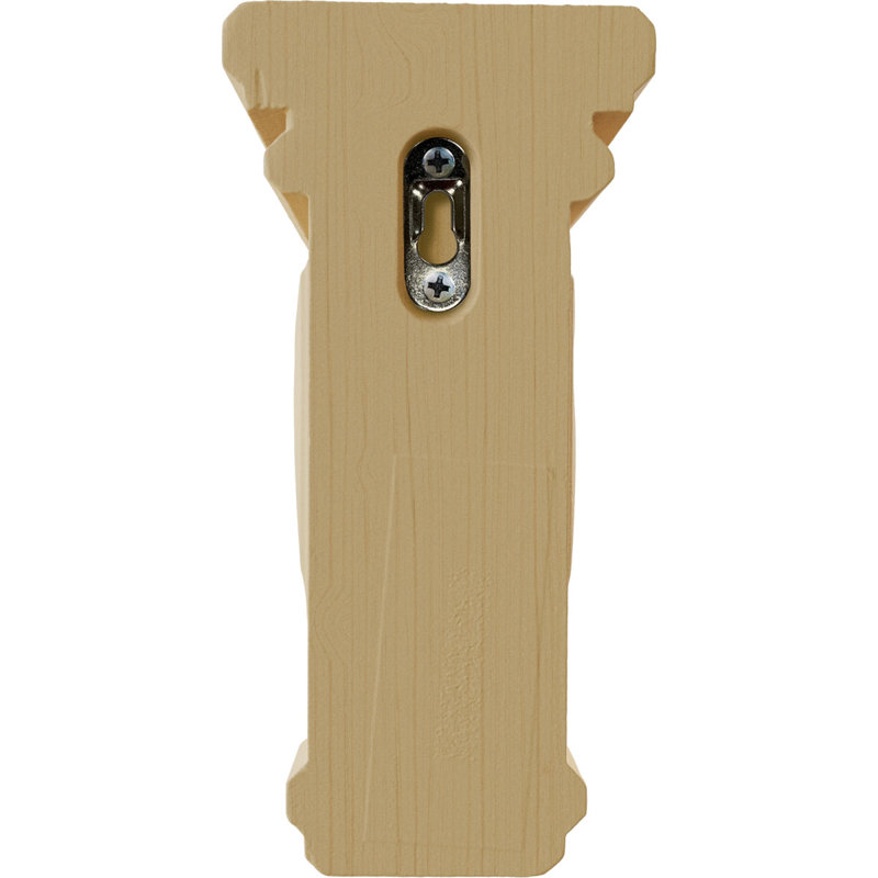 Petit corbeau de bois aulne l 4 po x P 4 3/4 po x H 8 po (paquet de 6), Aulne