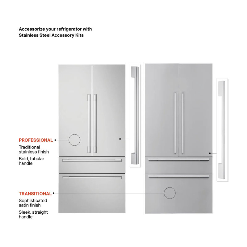 36" Integrated French Door Refrigerator