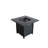Aecca Square Steel Propane Fire Pit-507057029