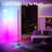 57" Corner Ambient Lighting Lamp With Music Sync & 16 Million Colors, Remote & App Control-106460246