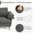 Leffen Upholstered 42 " Fabric Sofa-1700653238