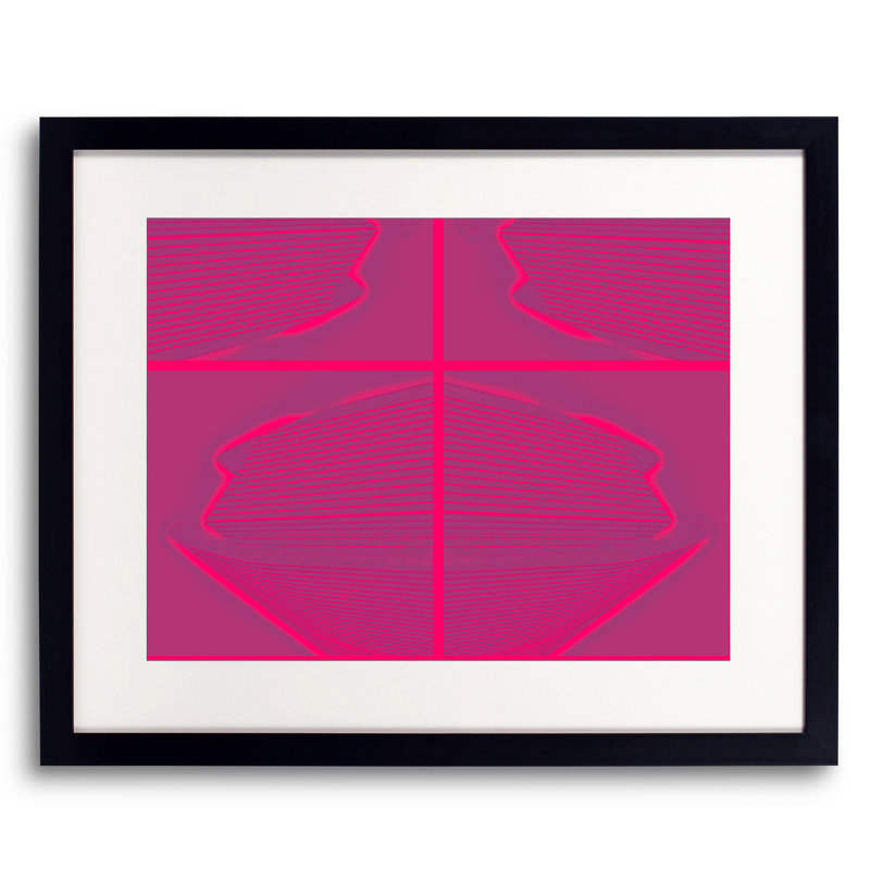 Pink Houses Print, 24" H x 32" W