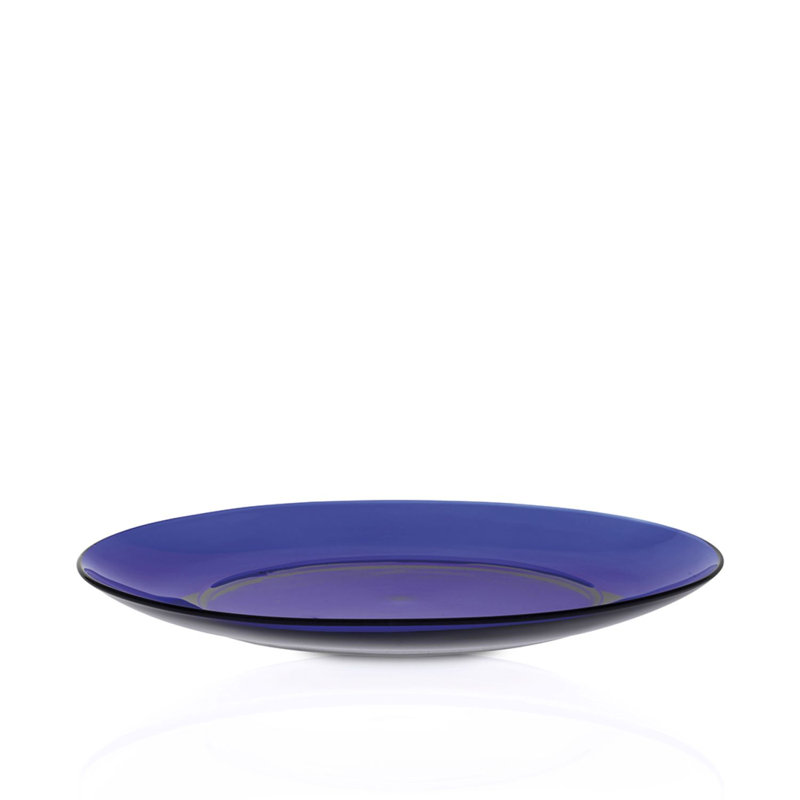 Assiette plate 9 po Duralex Lys, Bleu très foncé