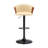 Jerahmy Modern Adjustable Swivel Metal Bar Stool-601635001