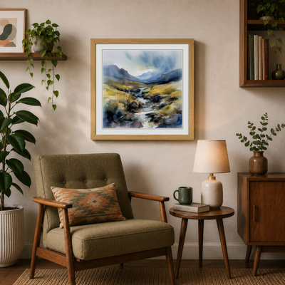 Scotland Watercolour No.1 - Framed Print