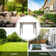10 pi. L 10 pi. Pergola d'extérieur avec auvent et auvent