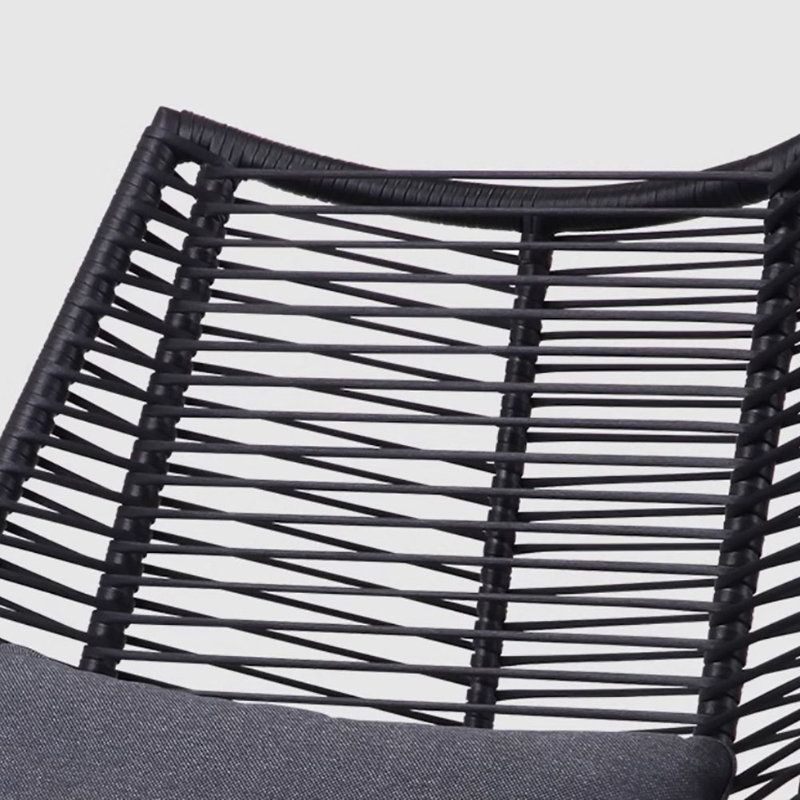 Chaise berçante en métal Nordic Lazy People