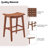 Kelin Counter Stool with Solid Wood Frame-323874100