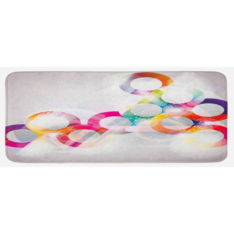 Tapis de cuisine abstrait