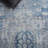 Amajae Vintage Hand Tufted Pet Yarn/Cotton Oriental Rug in Blue/Gray-2069615847