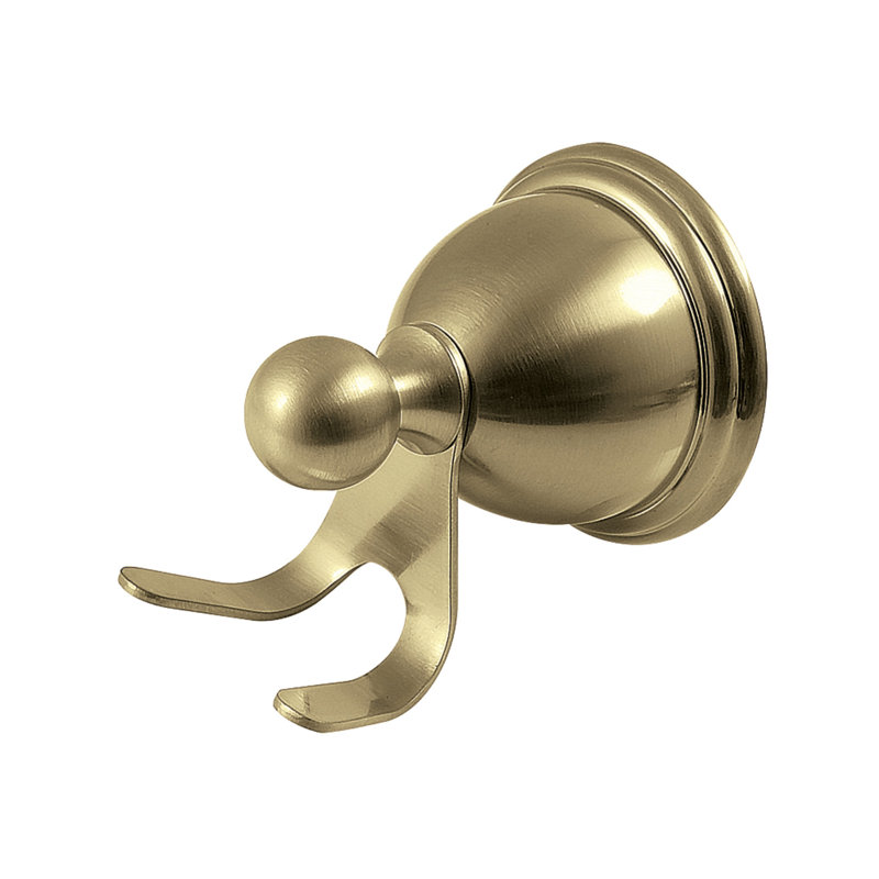 Kingston Brass Restoration Robe Hook, Brushed Brass