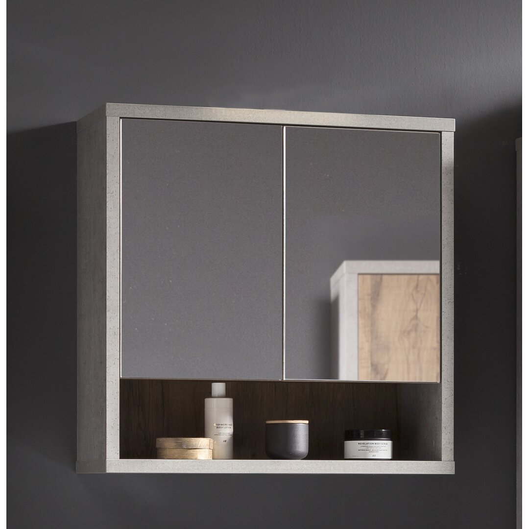 70 x 69 cm verspiegelter Badschrank Lafabrica