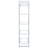Colfax Clear 5-shelf Bookshelf