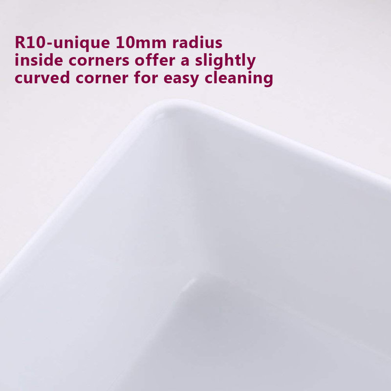 33 " L Double Bowl Fireclay Kitchen Sink