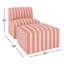 Ensemble de chaise rembourrée avec repose-pieds et coussins Sunbrella 4 pièces Praia -107485341