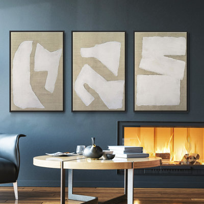 Lin Wabi Sabi I - ensemble de 3 reproductions sur toile