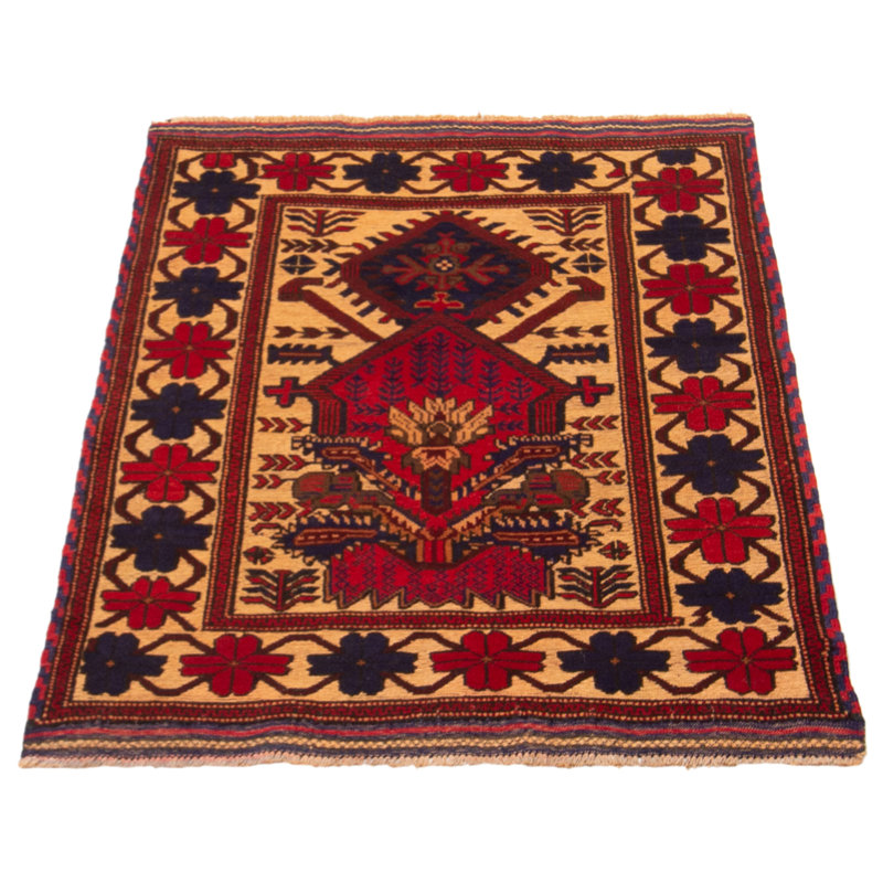 Tapis rouge tadjik 3 pi 1 po x 4 pi 5 po